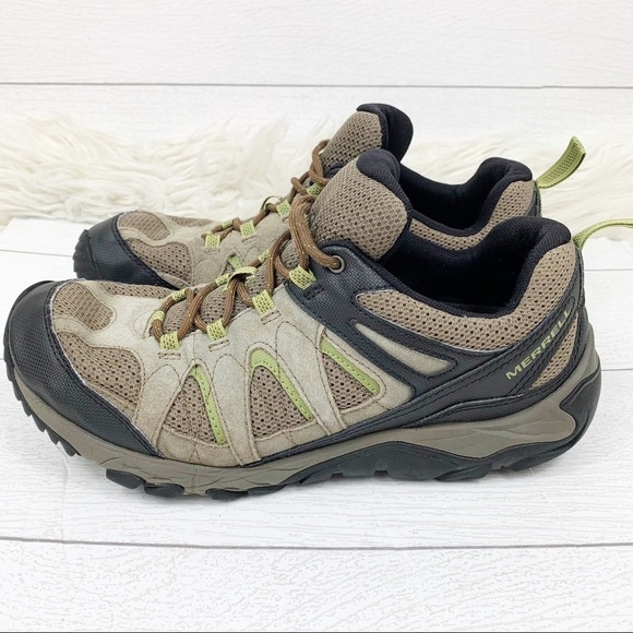 𝅺merrell Outmost Ventilator Hiking Shoes Gray Suede - Picture 1 of 14